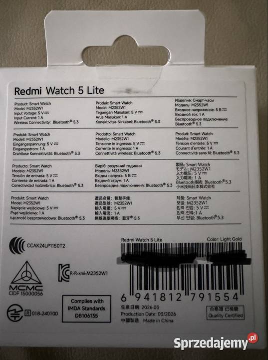 Redami Watch 5 lite Kielce