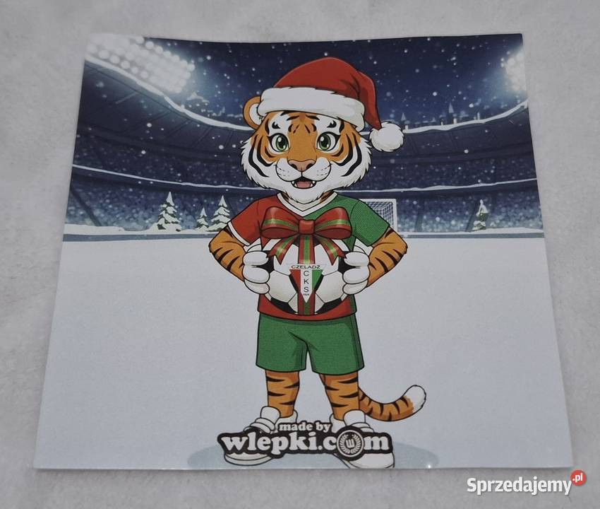 Naklejka tygrysek CKSiak 8x8 wlepki Kolekcje