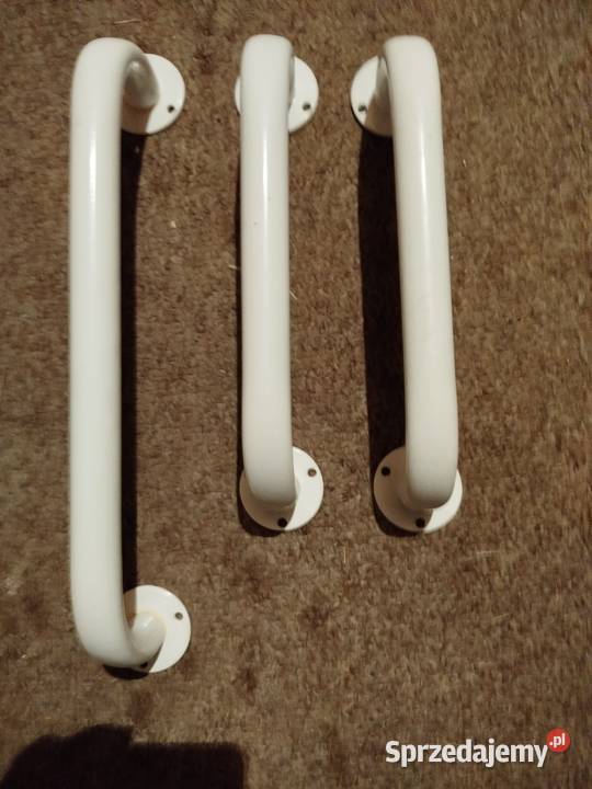 Poręcz schodowa 75 stalowa malowana na biało Pozostałe Kraków