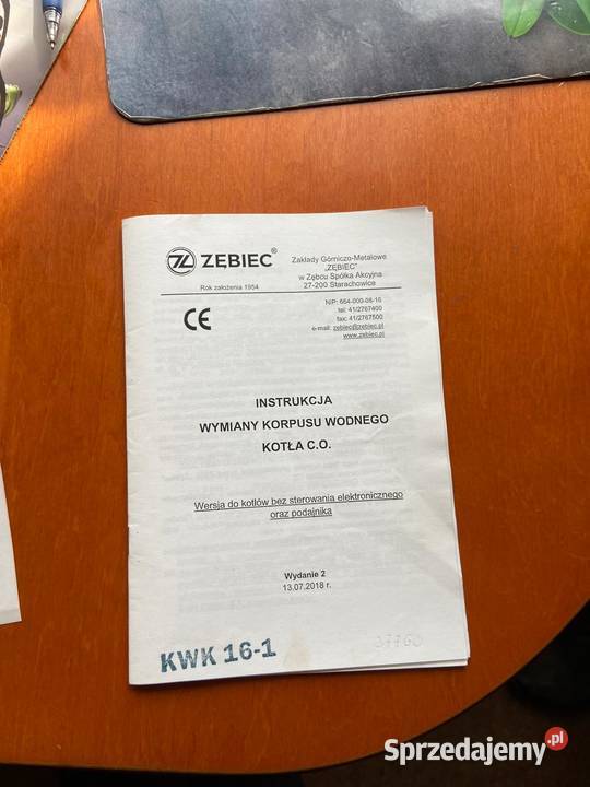 Piec Kocioł CO Ogniwo Zębiec 16KW KWK 16 Kraków