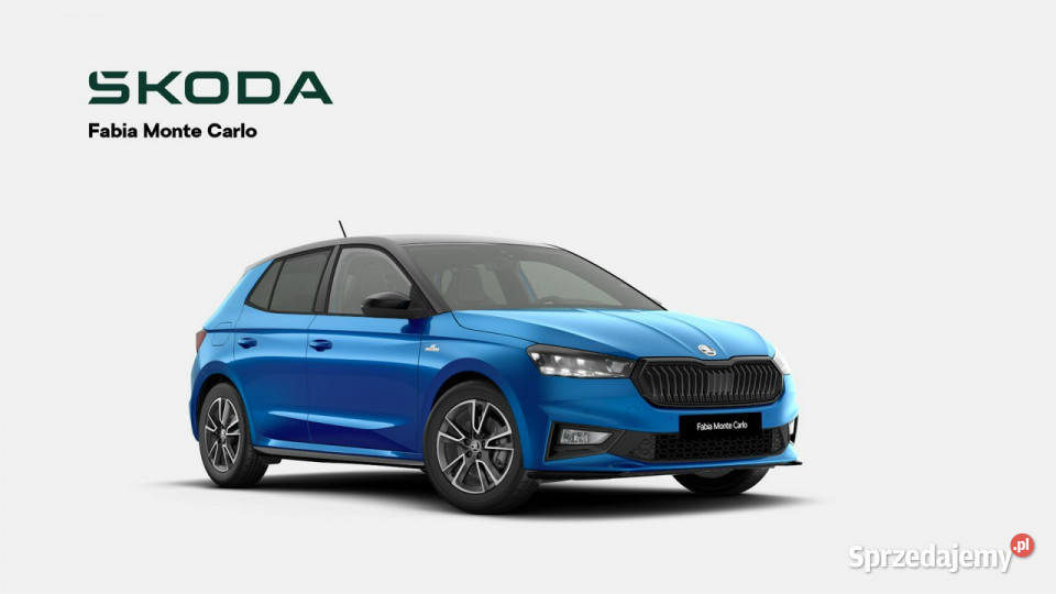 koda Fabia Monte Carlo 10 TSI 115 DSG Dostępny centralny zamek Łódź sprzedam