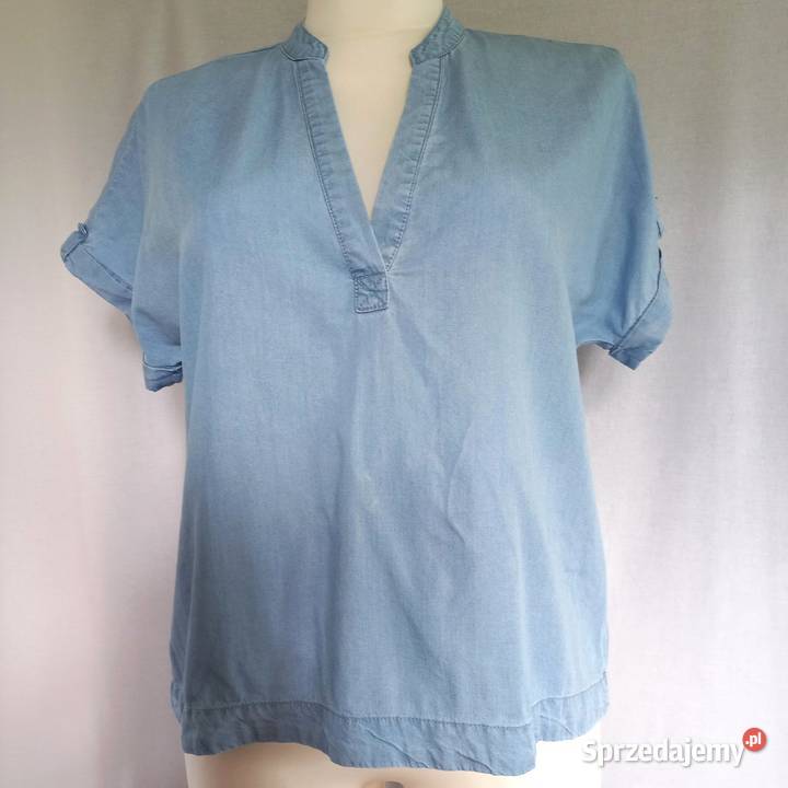 Bluzka niebieska Krótki Rękaw r 3638 Vero Moda niebieski Białystok sprzedam