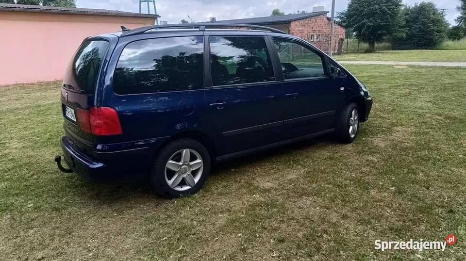 Seat Alhambra 20 TDI 7 osobowy 2007 hak 2t diesel Książ Wielkopolski