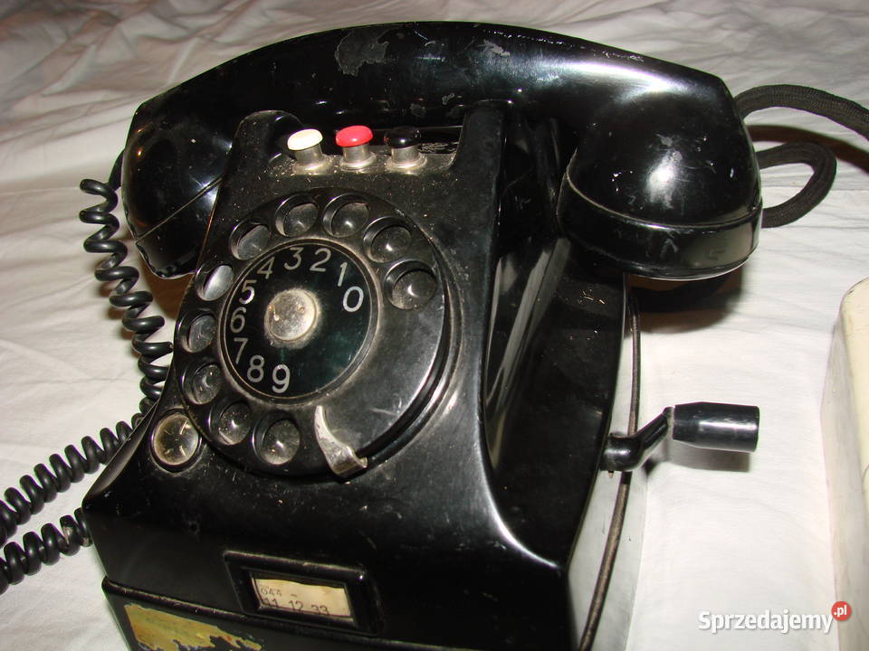 Televerkstaden stary szwedzki aparat pomorskie Pruszcz Gdański