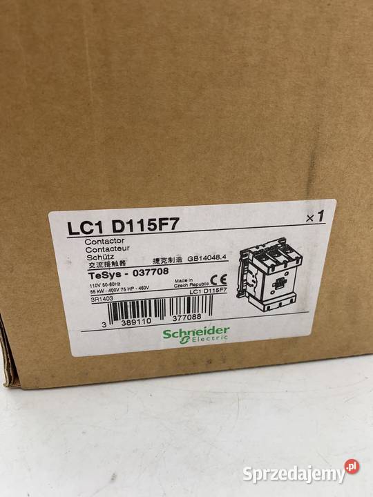 Schneider Electric LC1 D115F7 Stycznik 110V Pozostałe