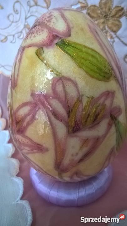 jajko pisanka styropian Wielkanoc 12 rękodzieło Sierpc