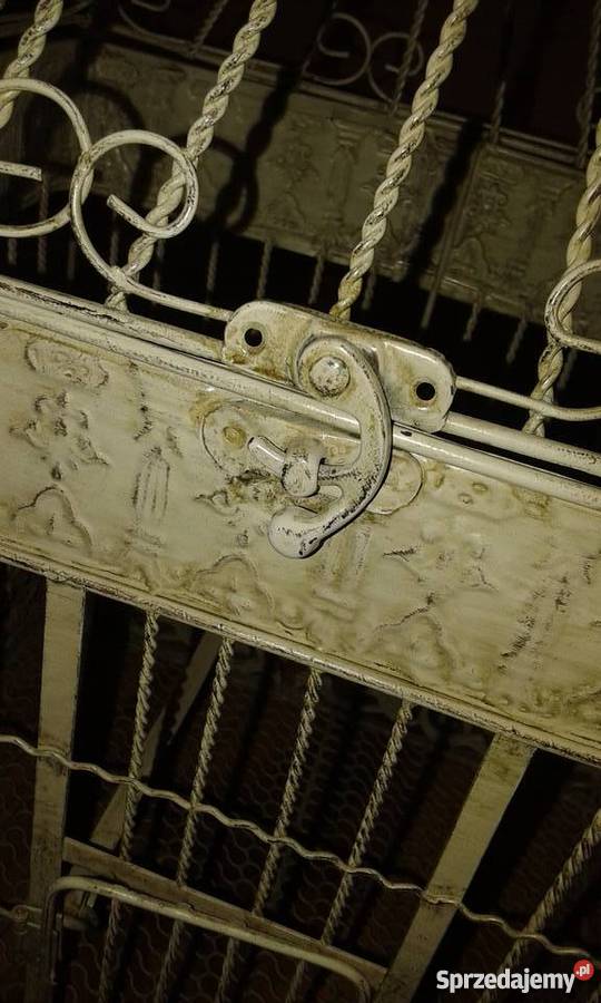 Doniczka kwietnik klatka ptaków styl VINTAGE dolnośląskie Świebodzice