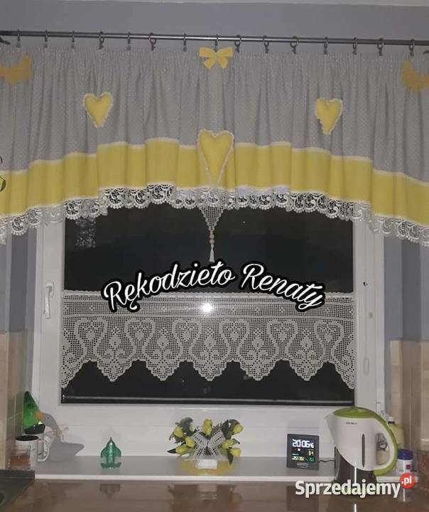 Firanka szydełkowa Dobczyce