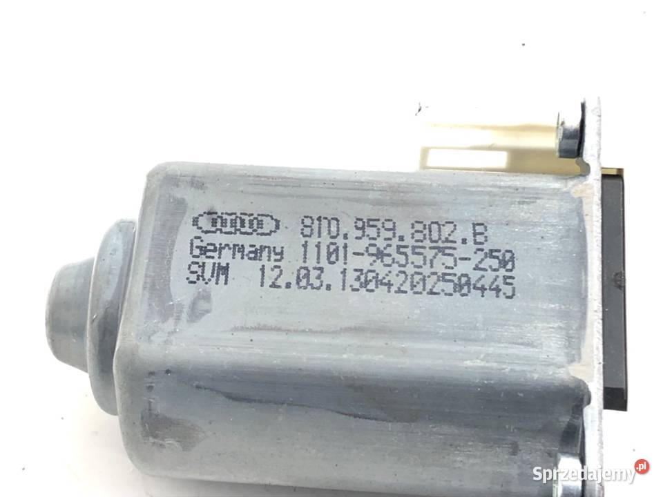 PODNOŚNIK SZYBY LEWY PRZÓD AUDI A5 8T 8T0959802B