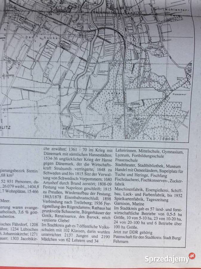 448 Niemiecki Plan Słupska Szczecin
