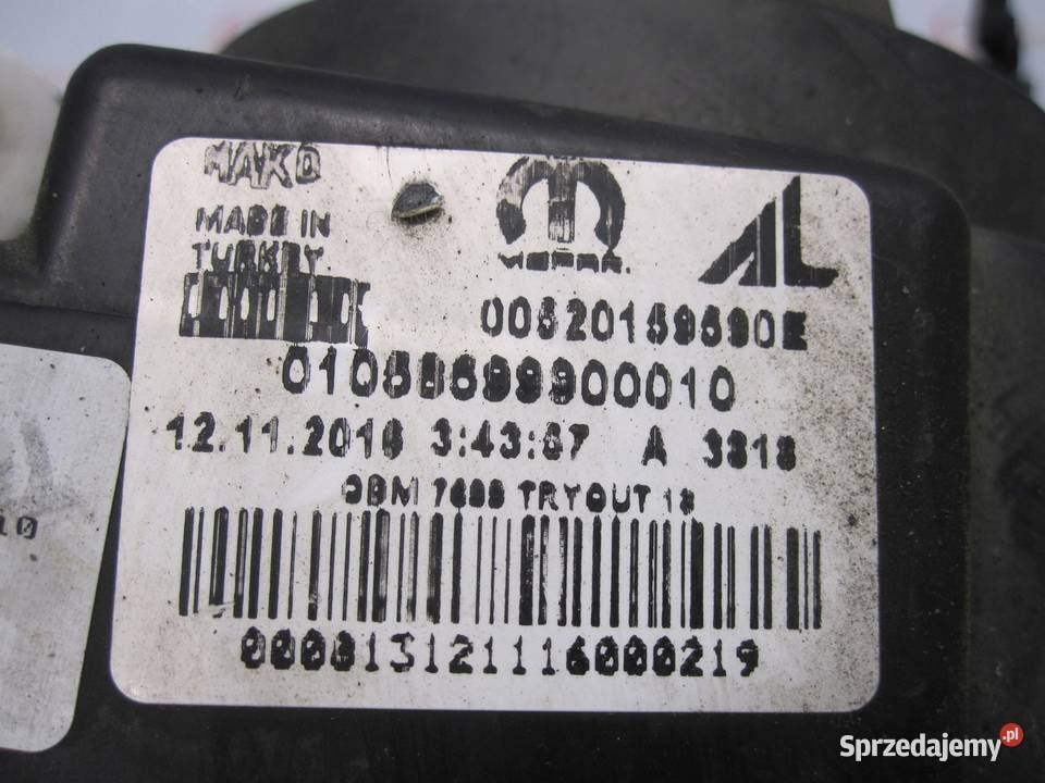 FIAT TIPO II 16r lampa lewa przód 00520159590E Lampy przednie świętokrzyskie Kielce