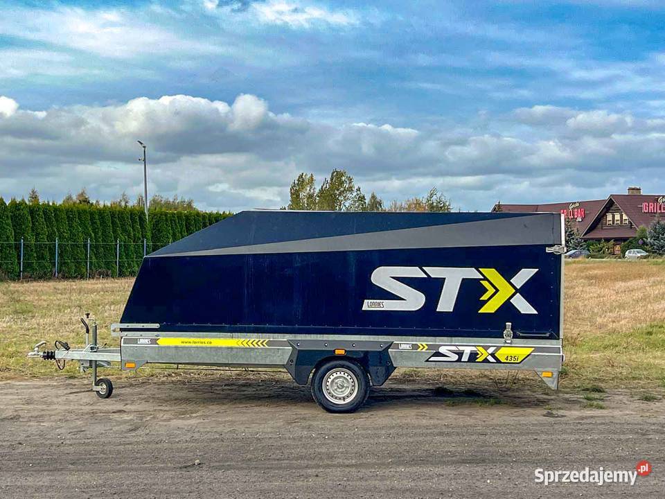 STX 435i Przyczepa furgon kontener skrzyniowa z Poznań sprzedam
