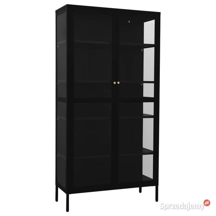 vidaXL Witryna czarna 90x40x180 SKU336079 Warszawa