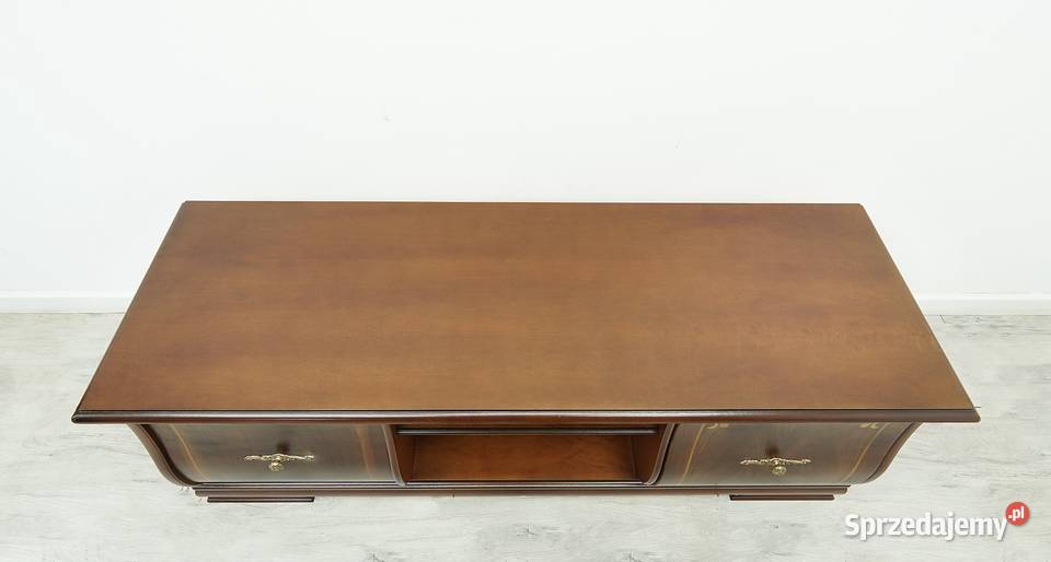 Stylowa komoda zdobiona intarsją renowacji sprzedam