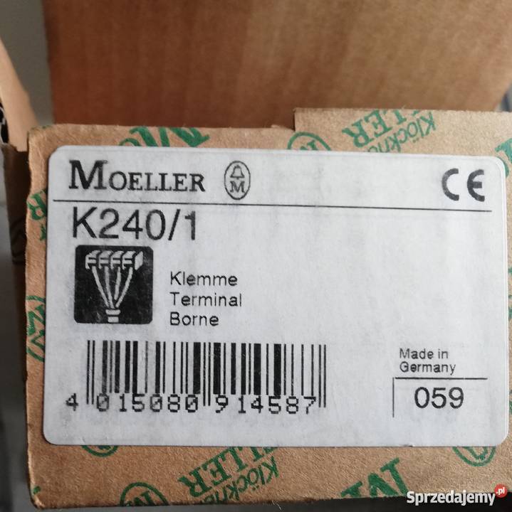 zacisk k 2401 moeller klemme terminal borne Dąbrowa Górnicza