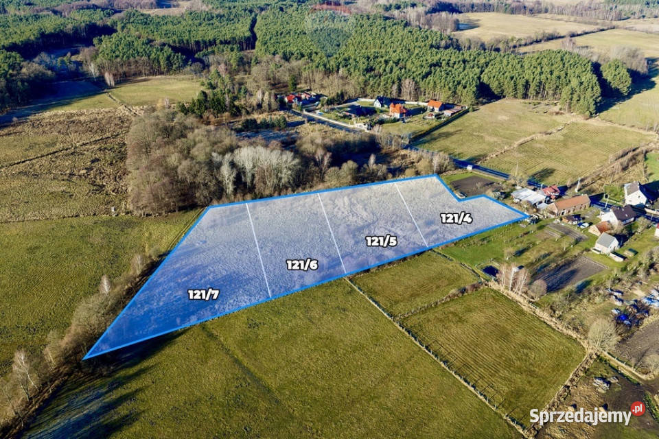 Na sprzedaż 4 działki rolne łącznie 18479 m 0m Chełm Żarski