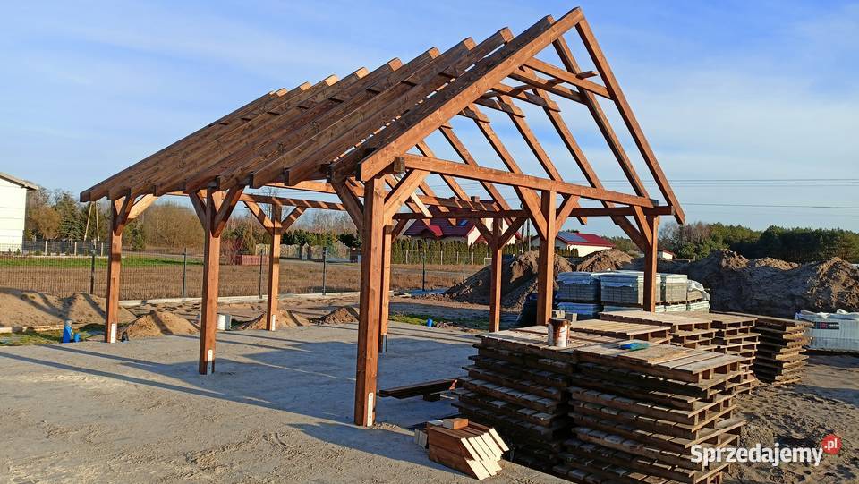 Konstrukcja szkielet wiaty altany 6m x 4m Łowicz