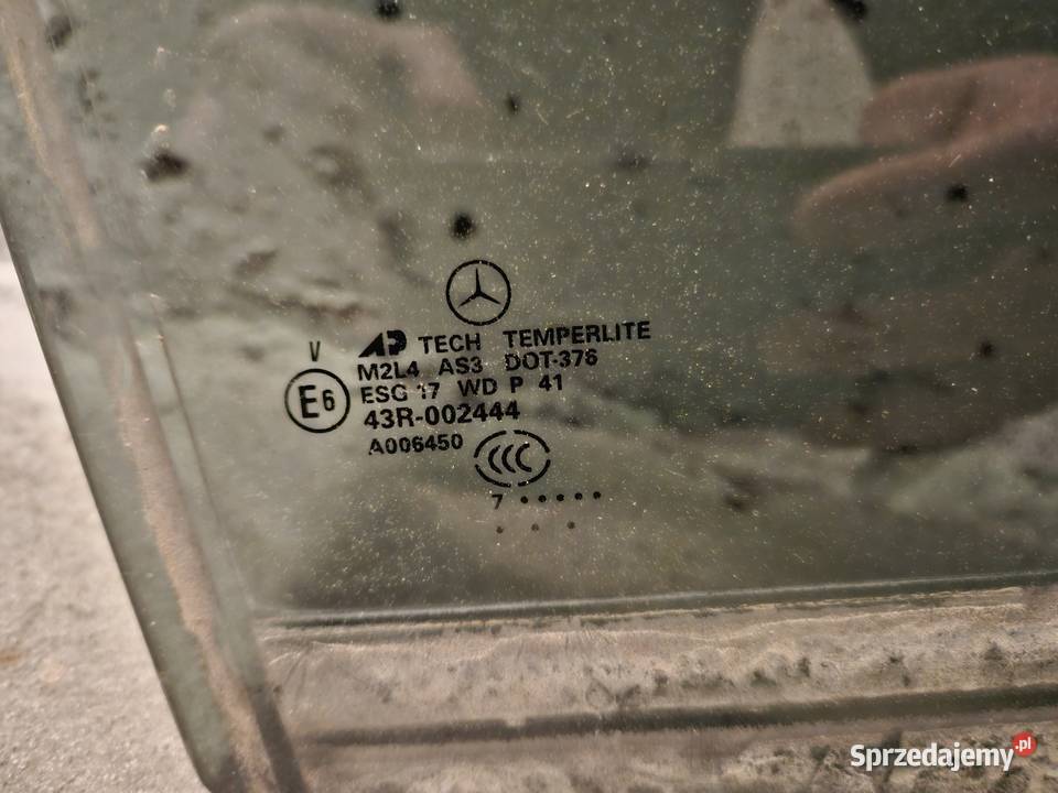 Szyba prawa tylna mercedes x164 GL oryginalna