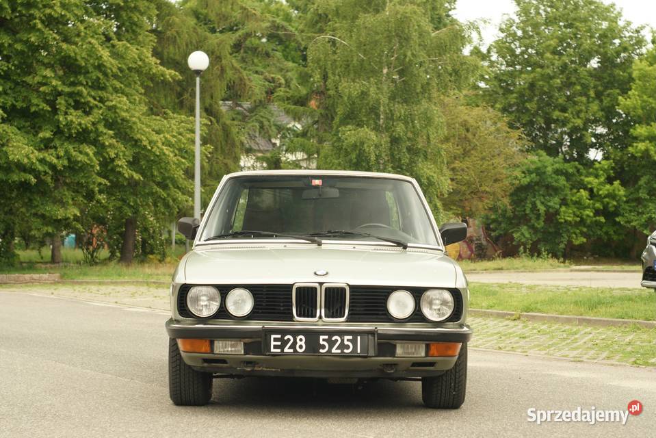 Bmw e28 525i m30 manual Klima wyposażona ładna Seria 5 zachodniopomorskie Kołobrzeg