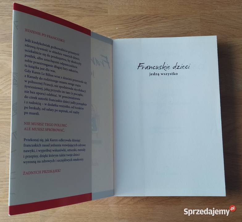 FRANCUSKIE DZIECI JEDZĄ WSZYSTKO Karen Le Billon tekst jednolity Hajnówka