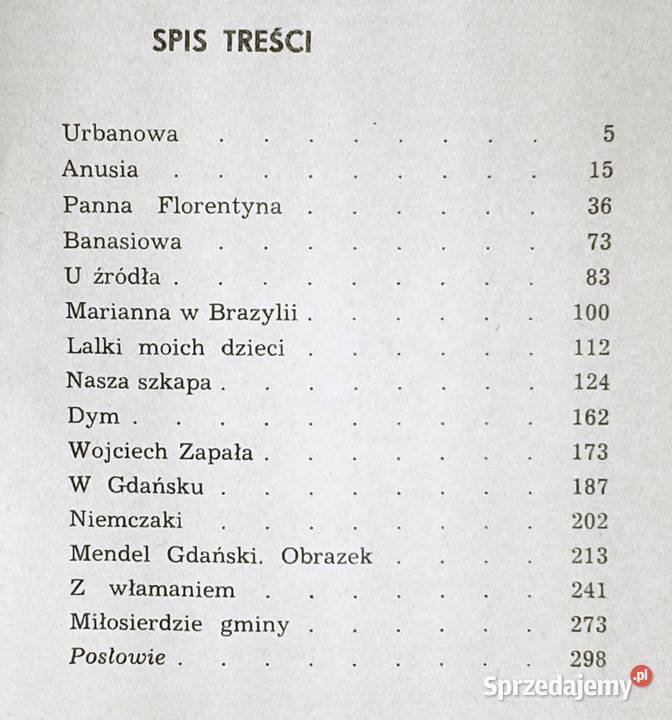 U źródła i inne nowele Maria Konopnicka twarda z obwolutą