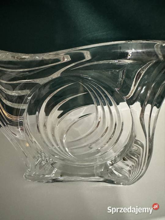 Szkło ozdobne szlifowane ramka antyk pamiątka z Częstochowa