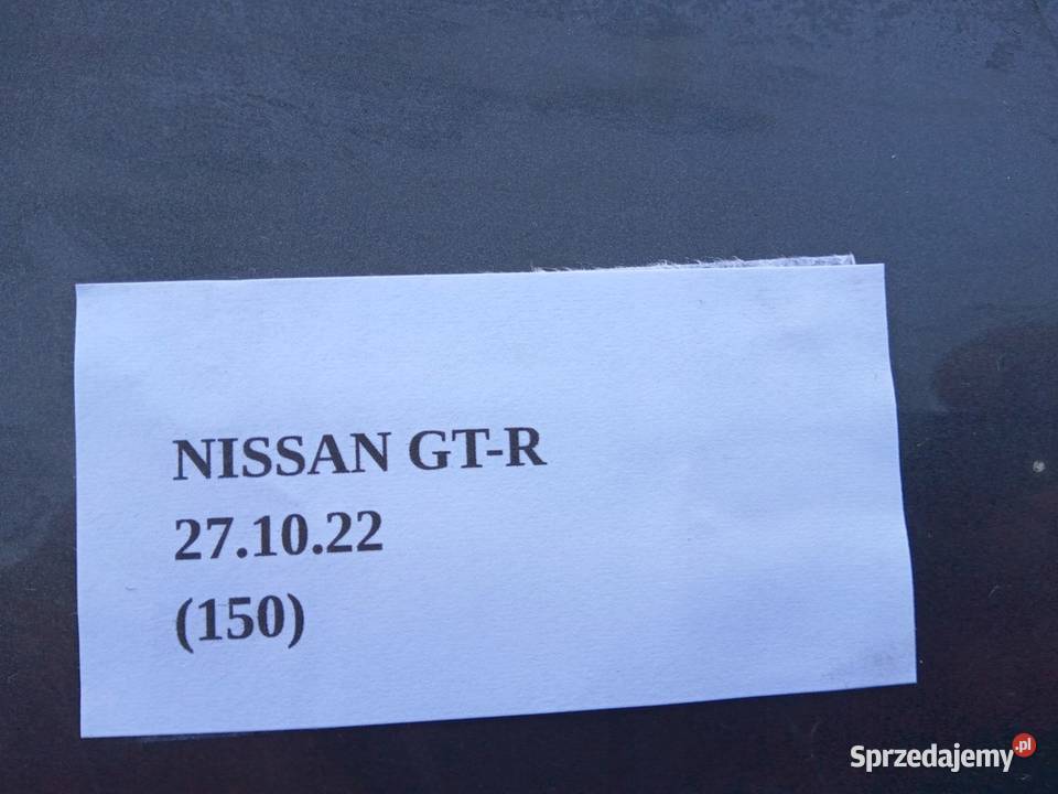 DOKŁADKA ZDERZAKA TYŁ SPOILER NISSAN GTR GTR Nowy Tomyśl