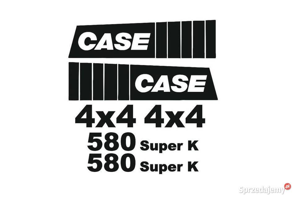Oklejenie naklejki CASE 580 Super K 4x4 Janików