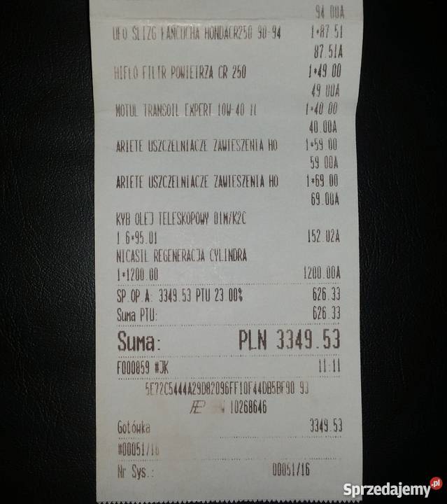 Honda CR 250 2t Silnik moduł sterujący wiazka