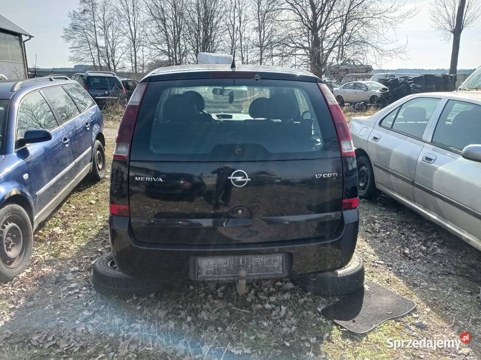 Opel Meriva 17 CDTI 74 kW 2006 r dawca części osobowe Samochody na części Szklarka Myślniewska