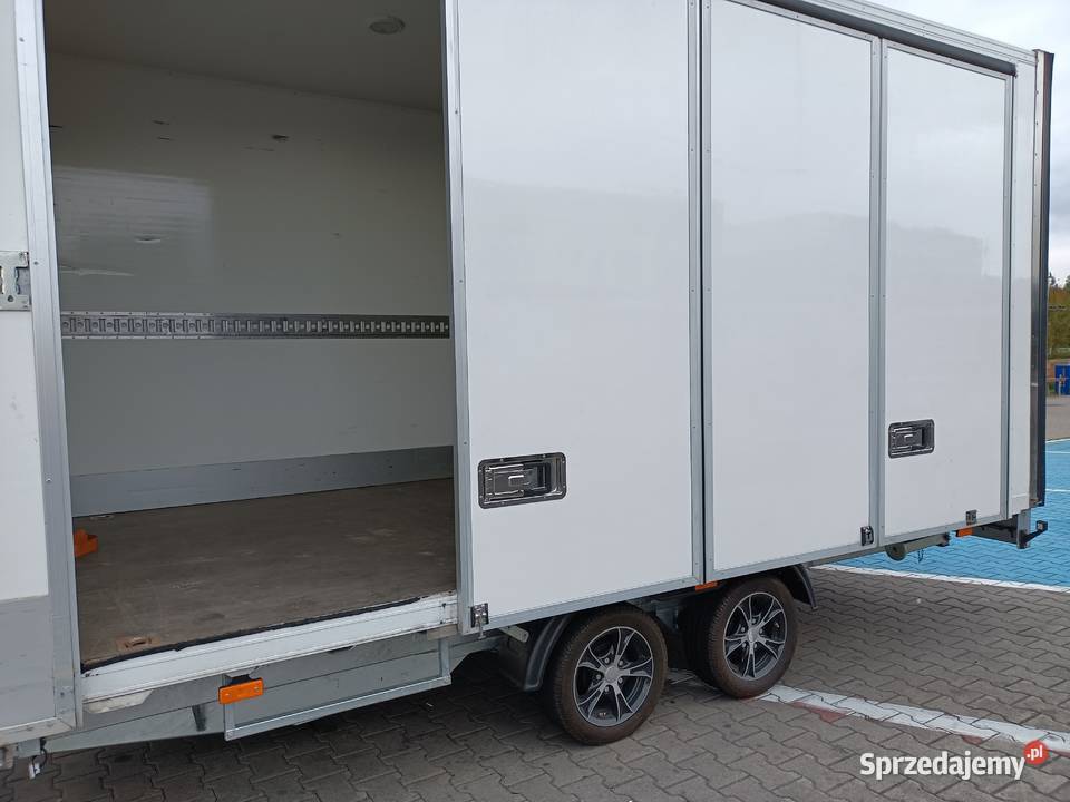 Przyczepa kontener 35t bok otwierany Olesno