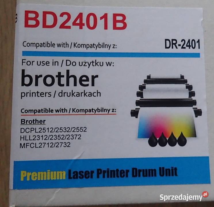 Zestaw do Brother Bęben BD2401 DR2401 Toner Tarnów