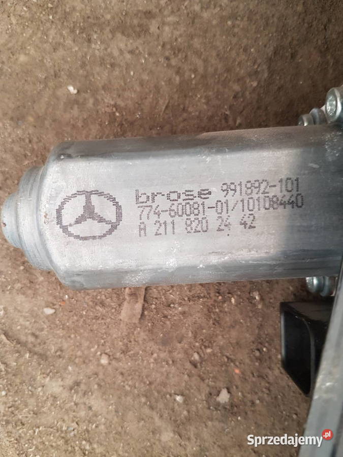 MERCEDES E KLASA W211 PODNOSNIK SZYBY MECHANIZM wielkopolskie Turek sprzedam