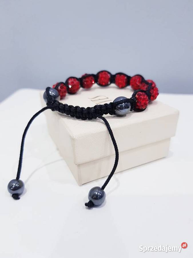 Damska bransoletka z kryształkami shamballa Dąbrowa Górnicza