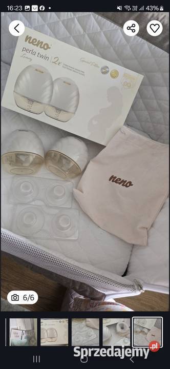 Laktator muszlowy twin perla duble dolnośląskie Jaworzyna Śląska