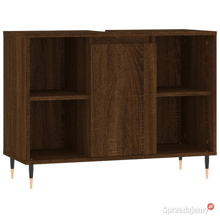 Szafka łazienkowa brązowy dąb 80x33x60 WM831627 Warszawa