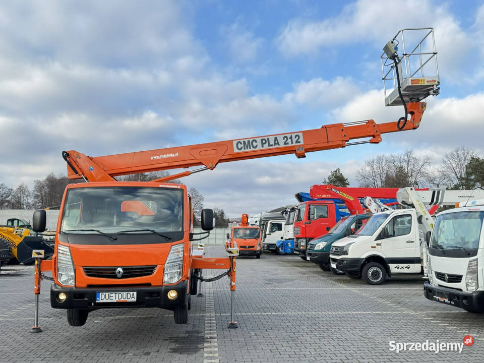 Renault Maxity Podnośnik Koszowy 21m CMC PLA 212 komputer pokładowy Widełki