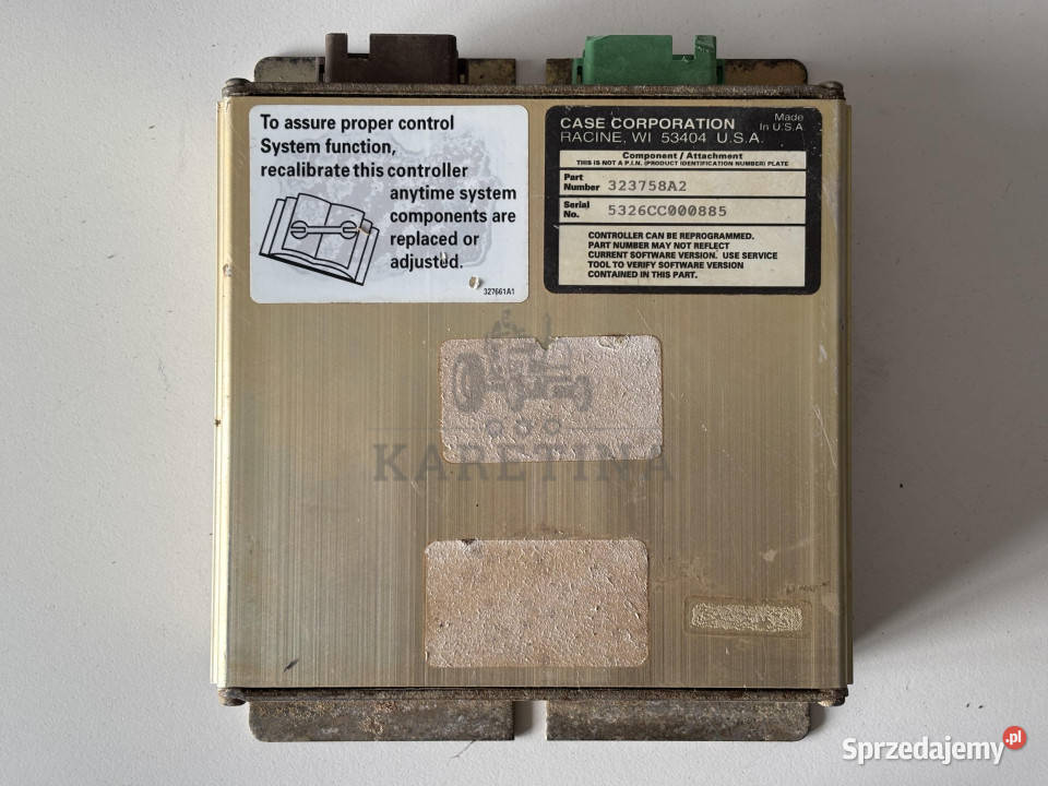 CASE 323758A2 Moduł Sterownik Komputer ECU Jastrzębniki sprzedam