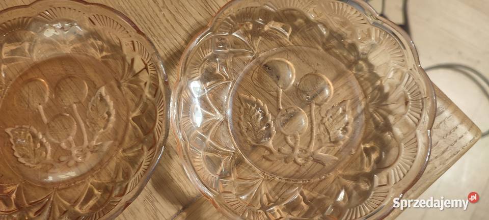 Piękne Dwie Stare Salaterki PRL w kolorze Warszawa