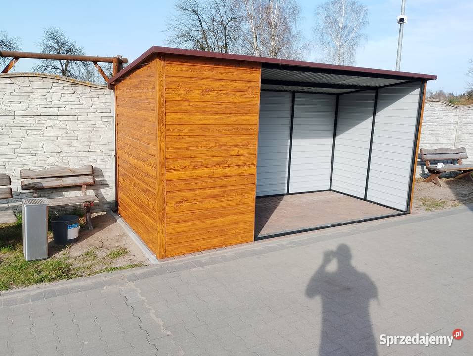 Mały Garaż Blaszany Schowek na Narzędzia Wiatka Pozostałe