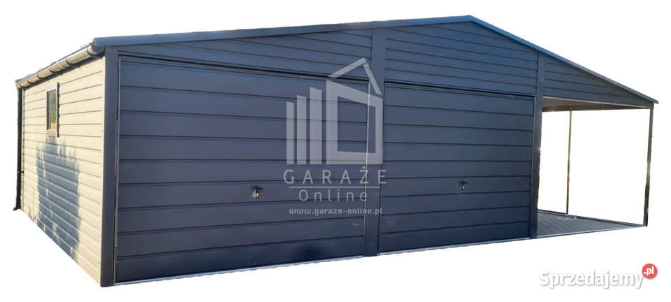 GARAZ BLASZANY 6m x 6m wiata 3m sprzedam