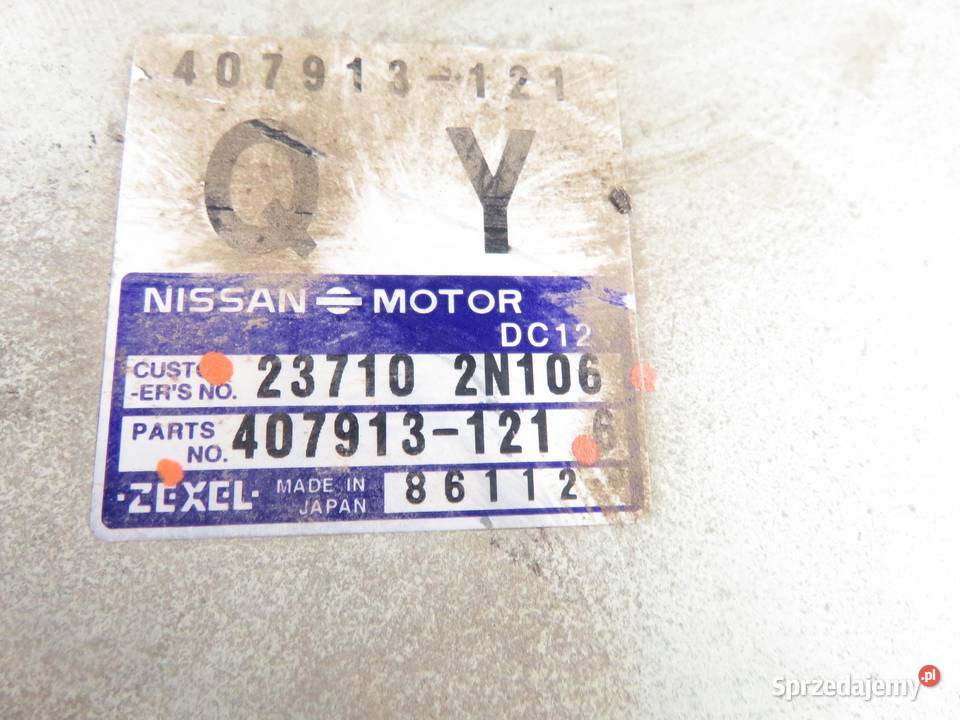 STEROWNIK NISSAN ALMERA I 20 D 237102N106