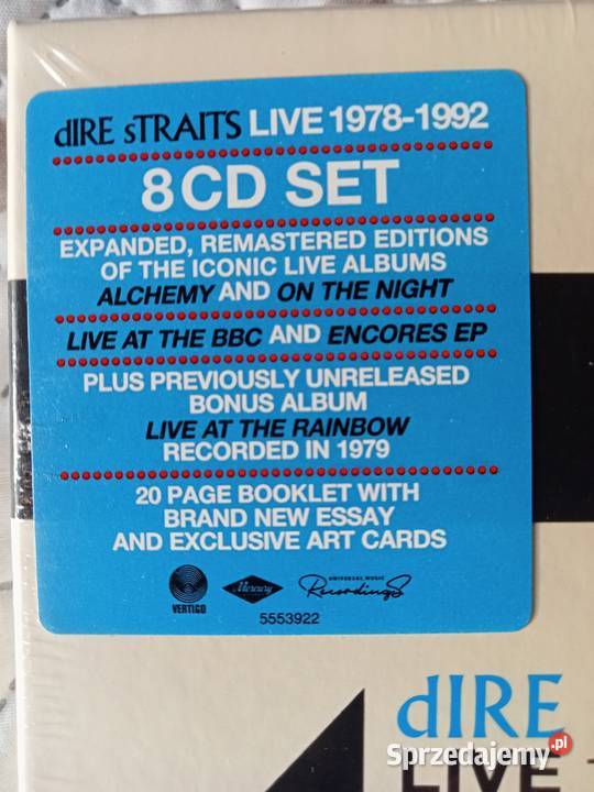 Dire Straits Live 197892 mazowieckie Ząbki