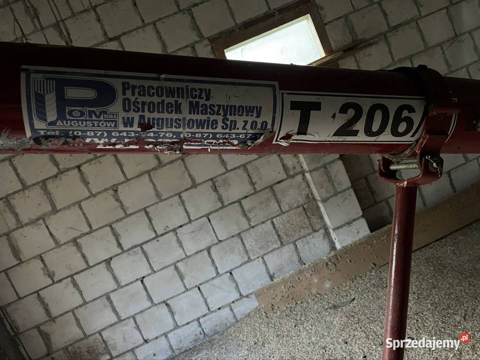 Przenośnik ślimakowy do zboża żmijka Guzy