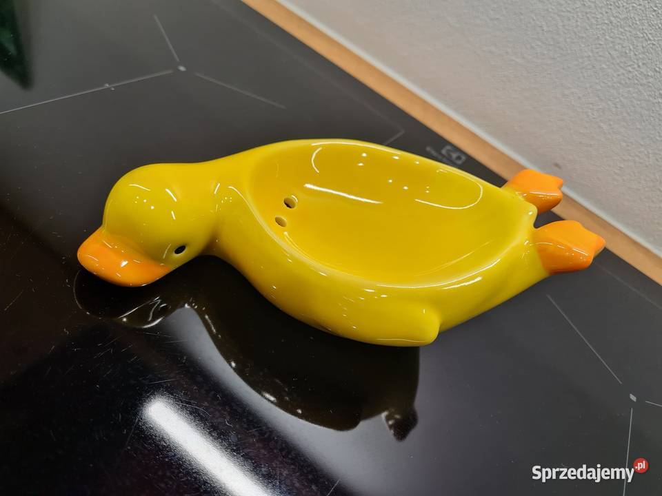Ceramiczna mydelniczka kaczuszka Krasne-Lasocice