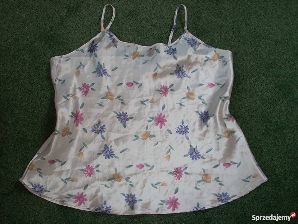 Koszulka do Spania Kwiatki j Nowa 40 42 L XL Rozmiar XL Halki i koszulki Nowy Sącz sprzedam