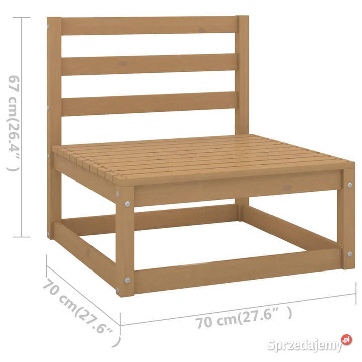 3osobowa sofa z poduszkami lite drewno sosnowe