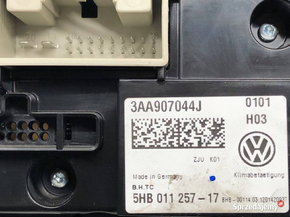 PANEL STEROWANIA NAWIEWU VW CC B7 3AA907044J osobowe