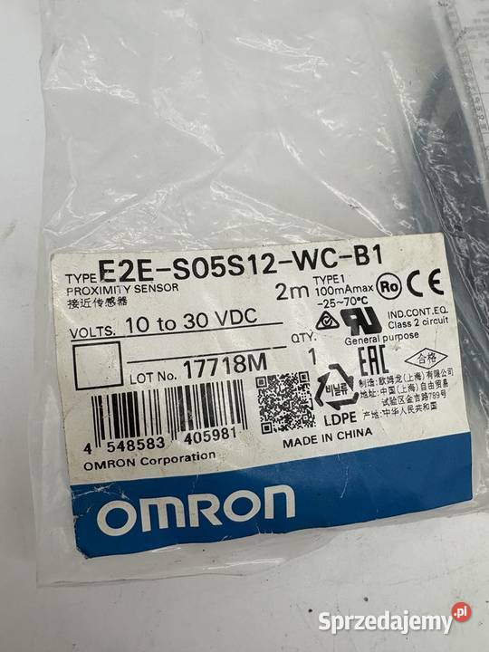 Omron E2ES05S12WCB1 Czujnik induckyjny Warszawa sprzedam