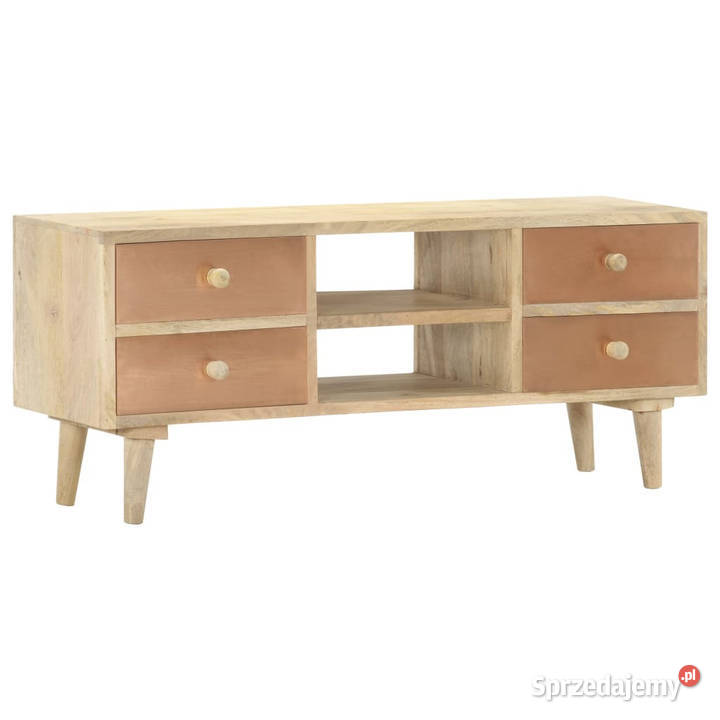 Szafka pod telewizor 110x30x45 lite drewno mango mazowieckie Warszawa